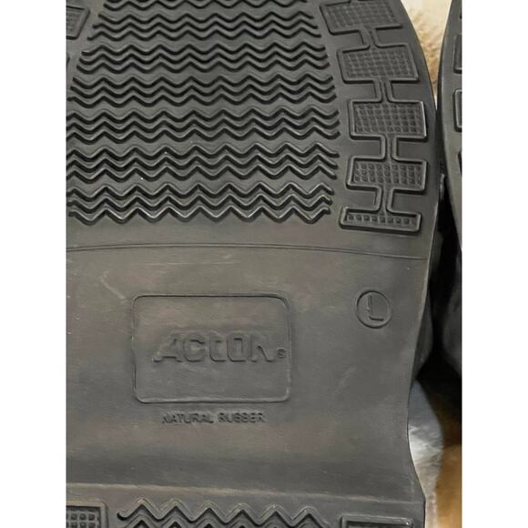 Acton, Urban Black Safety Overshoes Waterproof Traction Size Large main image 8